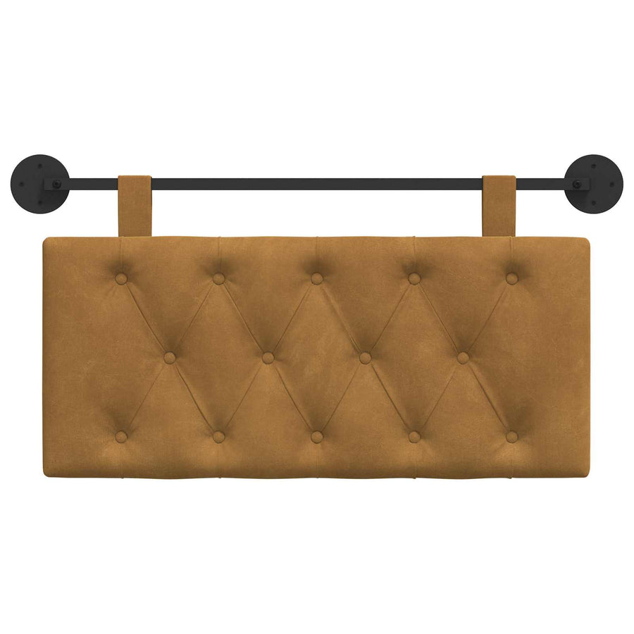 Hangend Hoofdeinde Wandgemonteerd Bruin 90 x 55 x 7 cm Fluweel