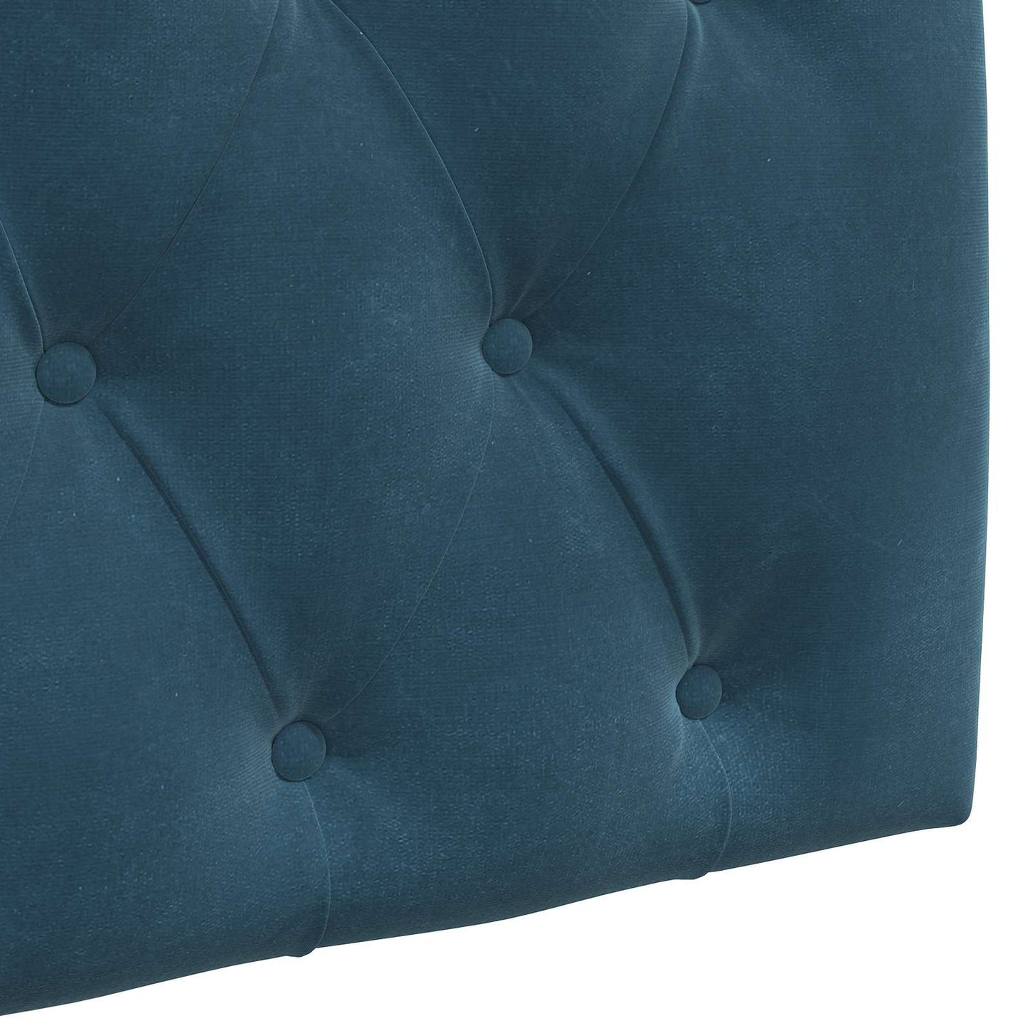 Hangend Hoofdeinde Wandgemonteerd Blauw 90 x 55 x 7 cm Fluweel