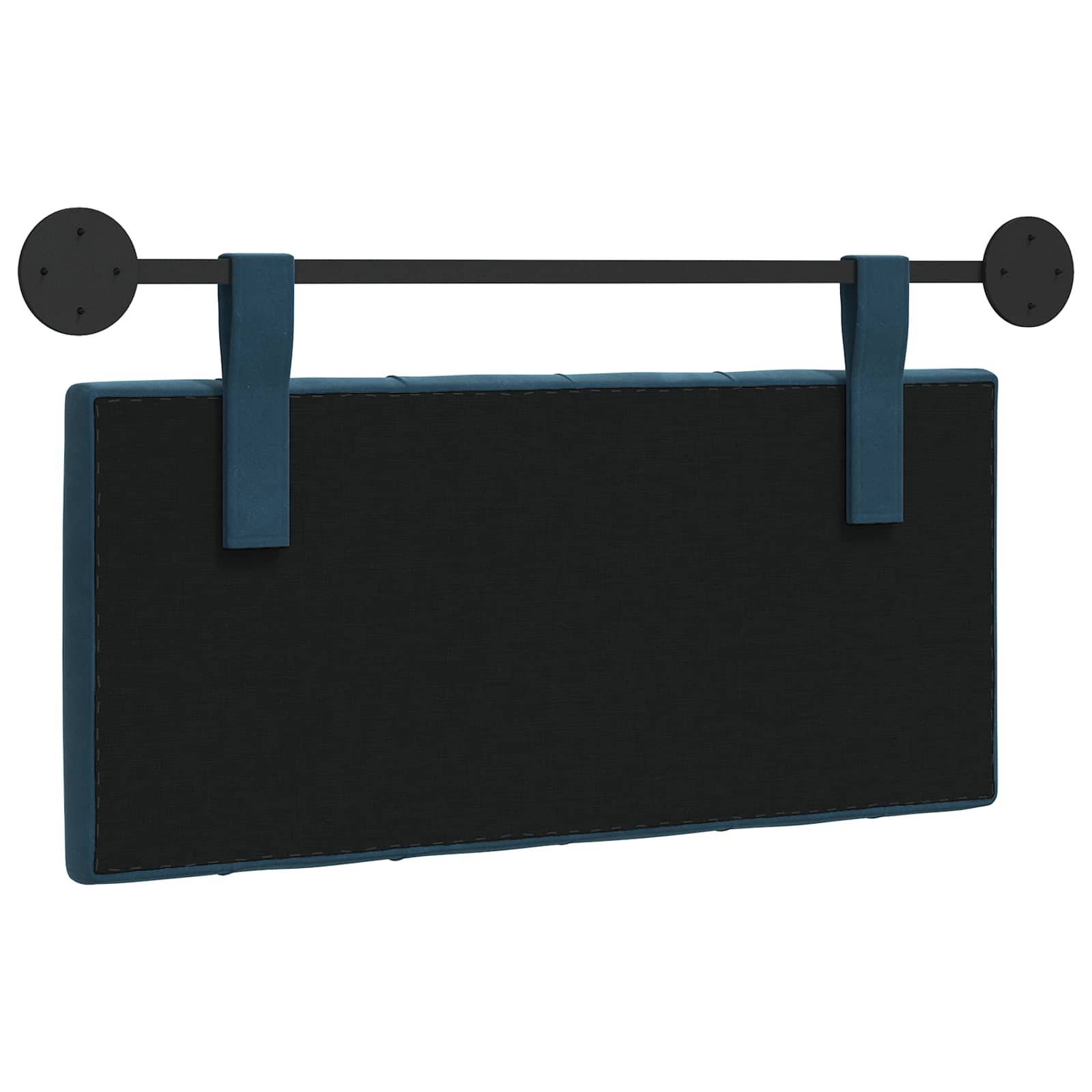 Hangend Hoofdeinde Wandgemonteerd Blauw 90 x 55 x 7 cm Fluweel