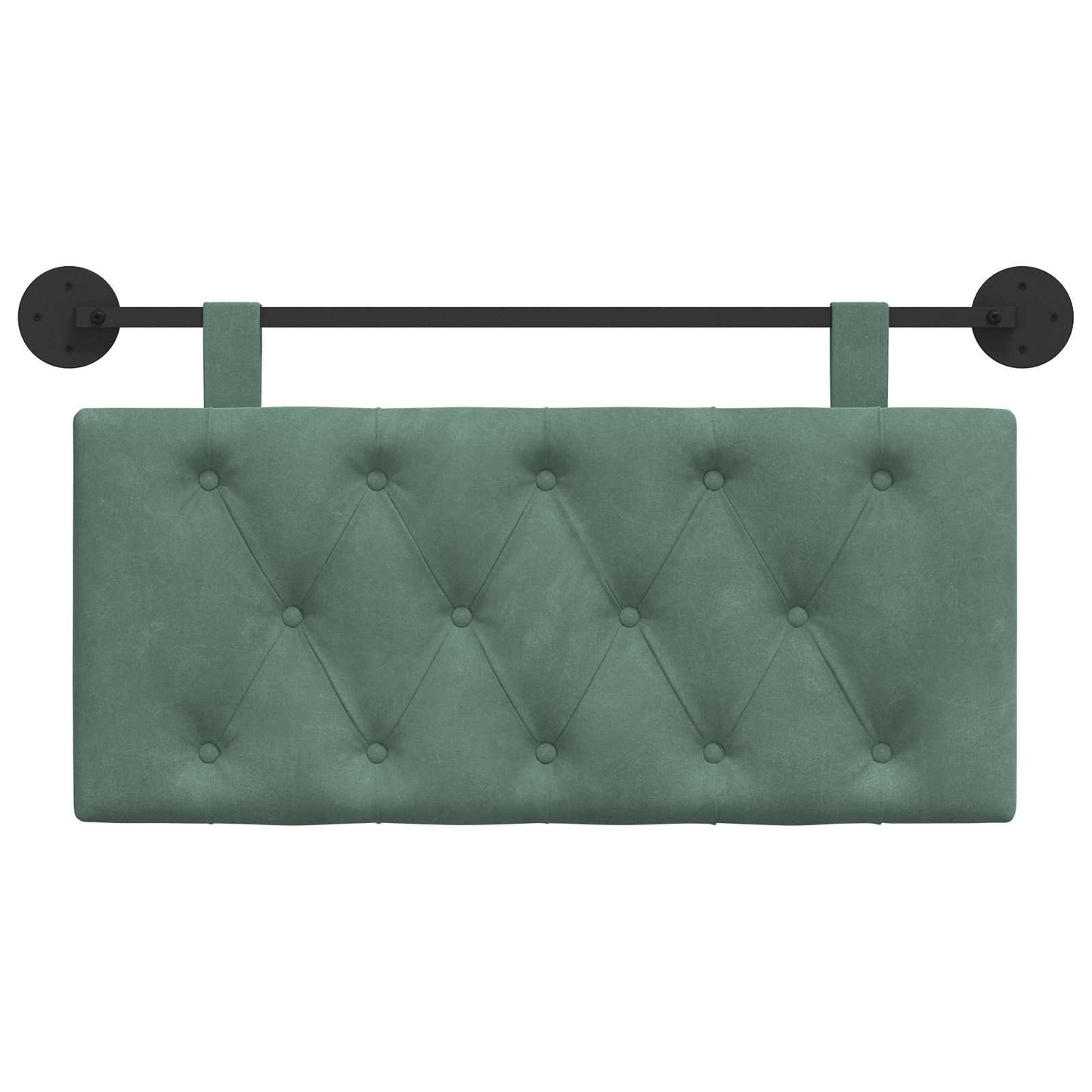 Hangend Hoofdeinde Zeegroen 90 x 55 x 7 cm Fluweel