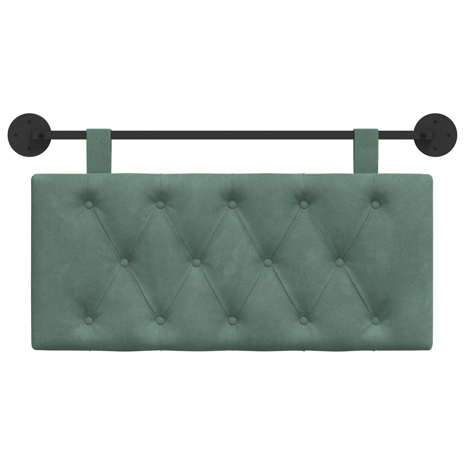 Hangend Hoofdeinde Zeegroen 90 x 55 x 7 cm Fluweel