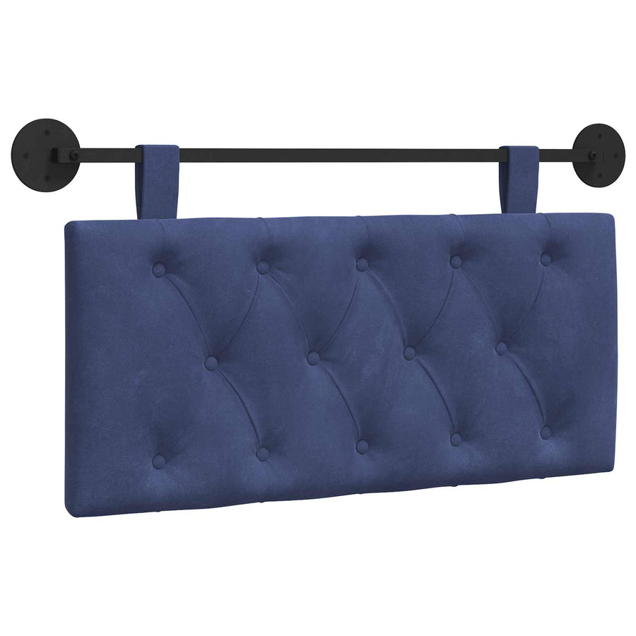 Hangend Hoofdeinde Politieblauw 90 x 55 x 7 cm Fluweel