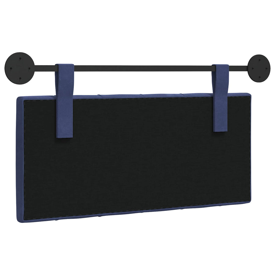 Hangend Hoofdeinde Politieblauw 90 x 55 x 7 cm Fluweel