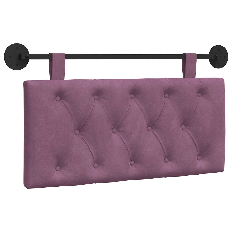 Hangend Hoofdeinde Wandgemonteerd Paars 90 x 55 x 7 cm Fluweel