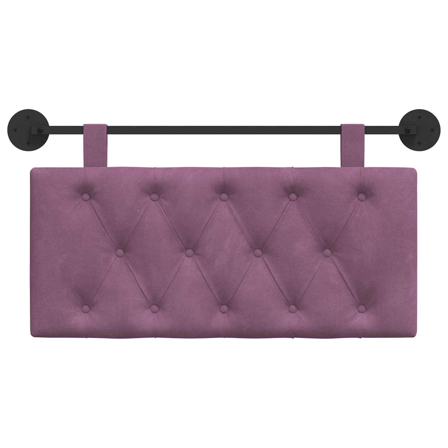 Hangend Hoofdeinde Wandgemonteerd Paars 90 x 55 x 7 cm Fluweel