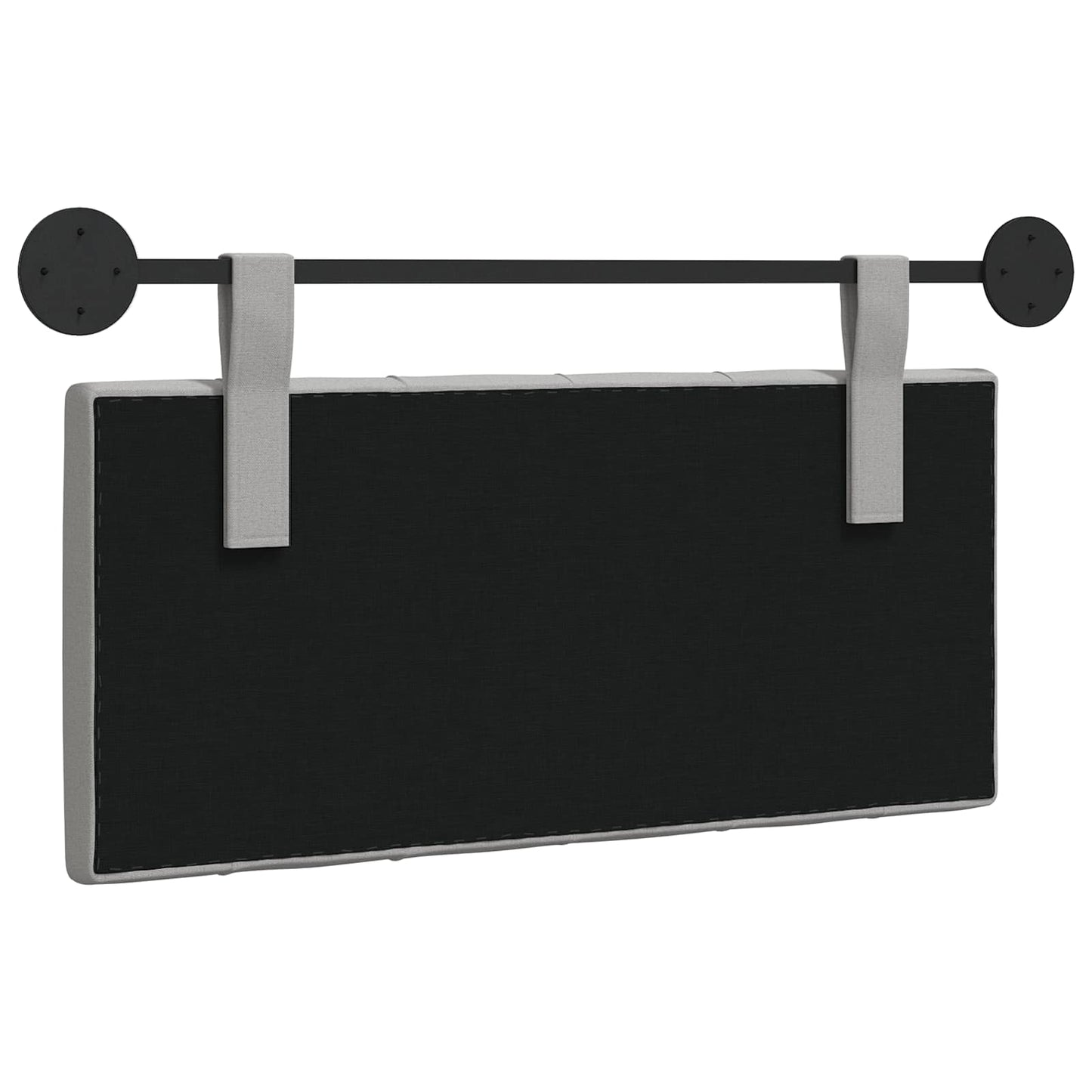 Hangend Hoofdeinde Wolkengrijs 100 x 55 x 7 cm Stof