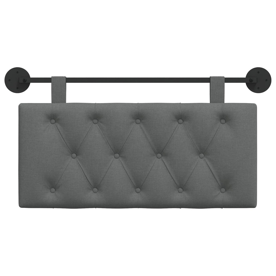 Hangend Hoofdeinde Donkergrijs 100 x 55 x 7 cm Stof