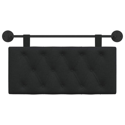 Hangend Hoofdeinde Wandgemonteerd Zwart 100 x 55 x 7 cm Stof
