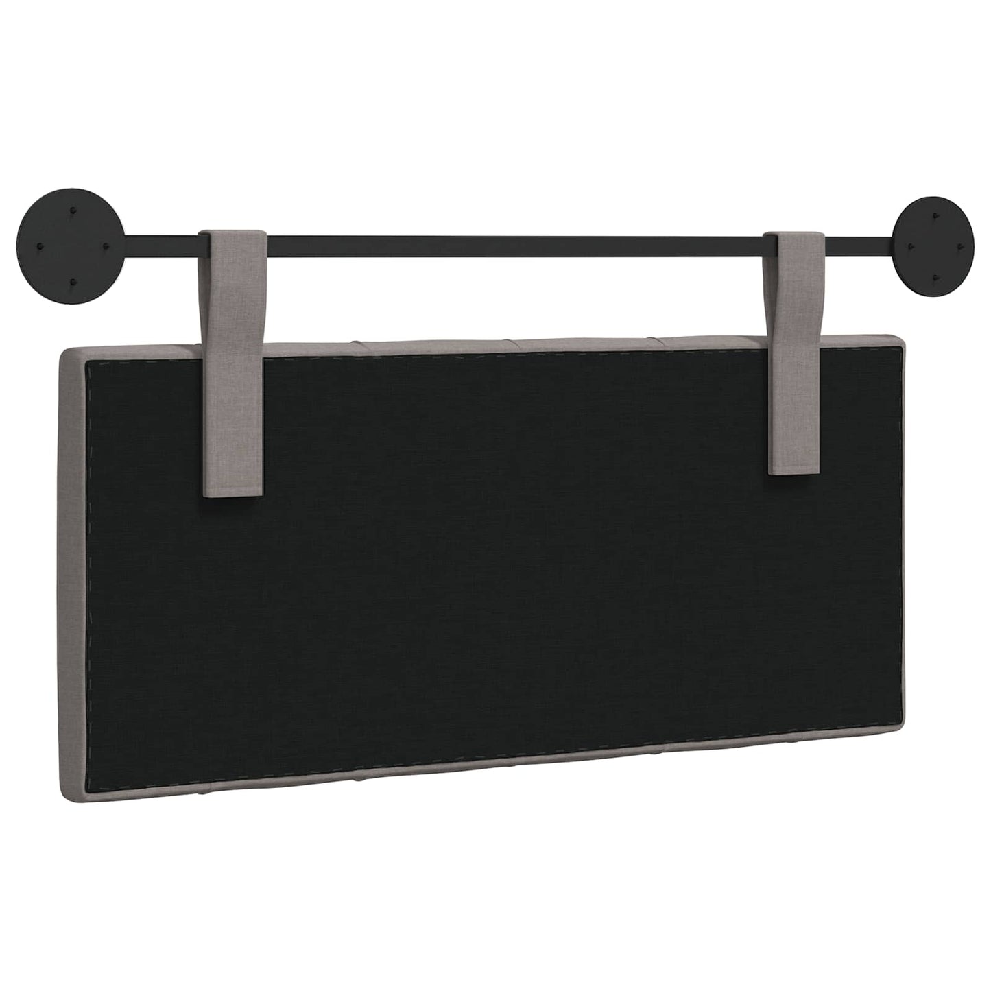 Hangend Hoofdeinde Wandgemonteerd Taupe 100 x 55 x 7 cm Stof