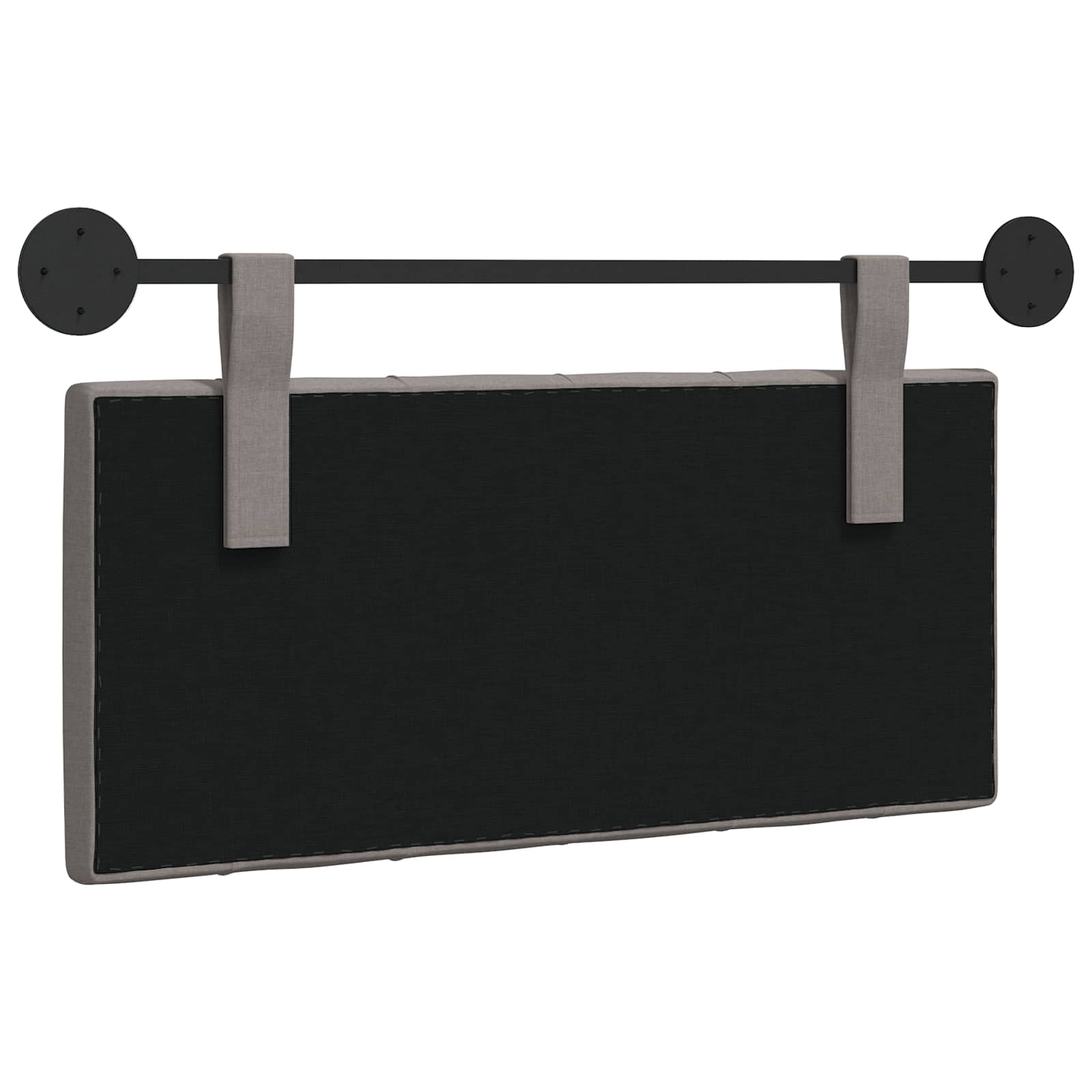 Hangend Hoofdeinde Wandgemonteerd Taupe 100 x 55 x 7 cm Stof