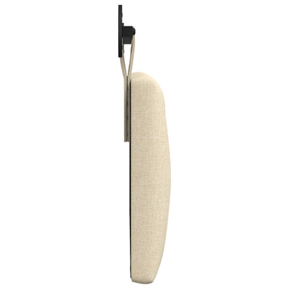 Hangend Hoofdeinde Wandgemonteerd Crème 100 x 55 x 7 cm Stof
