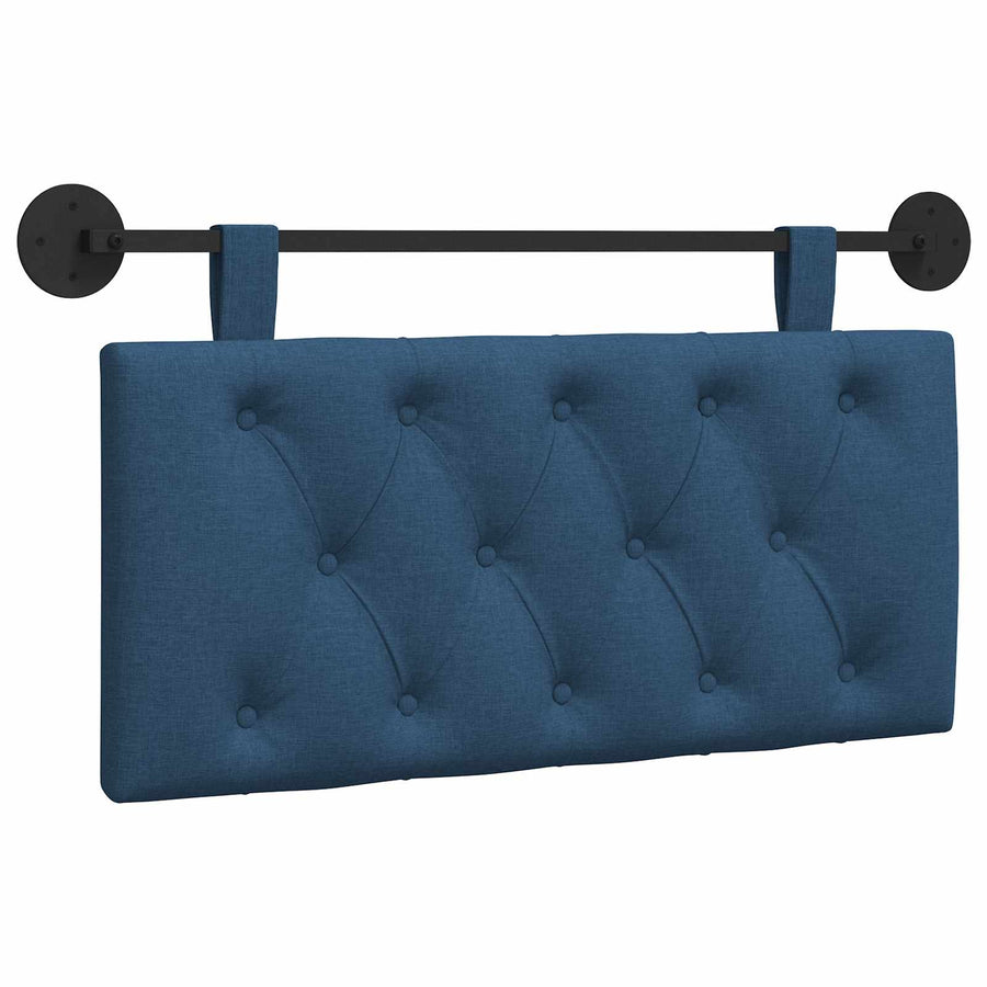 Hangend Hoofdeinde Wandgemonteerd Blauw 100 x 55 x 7 cm Stof