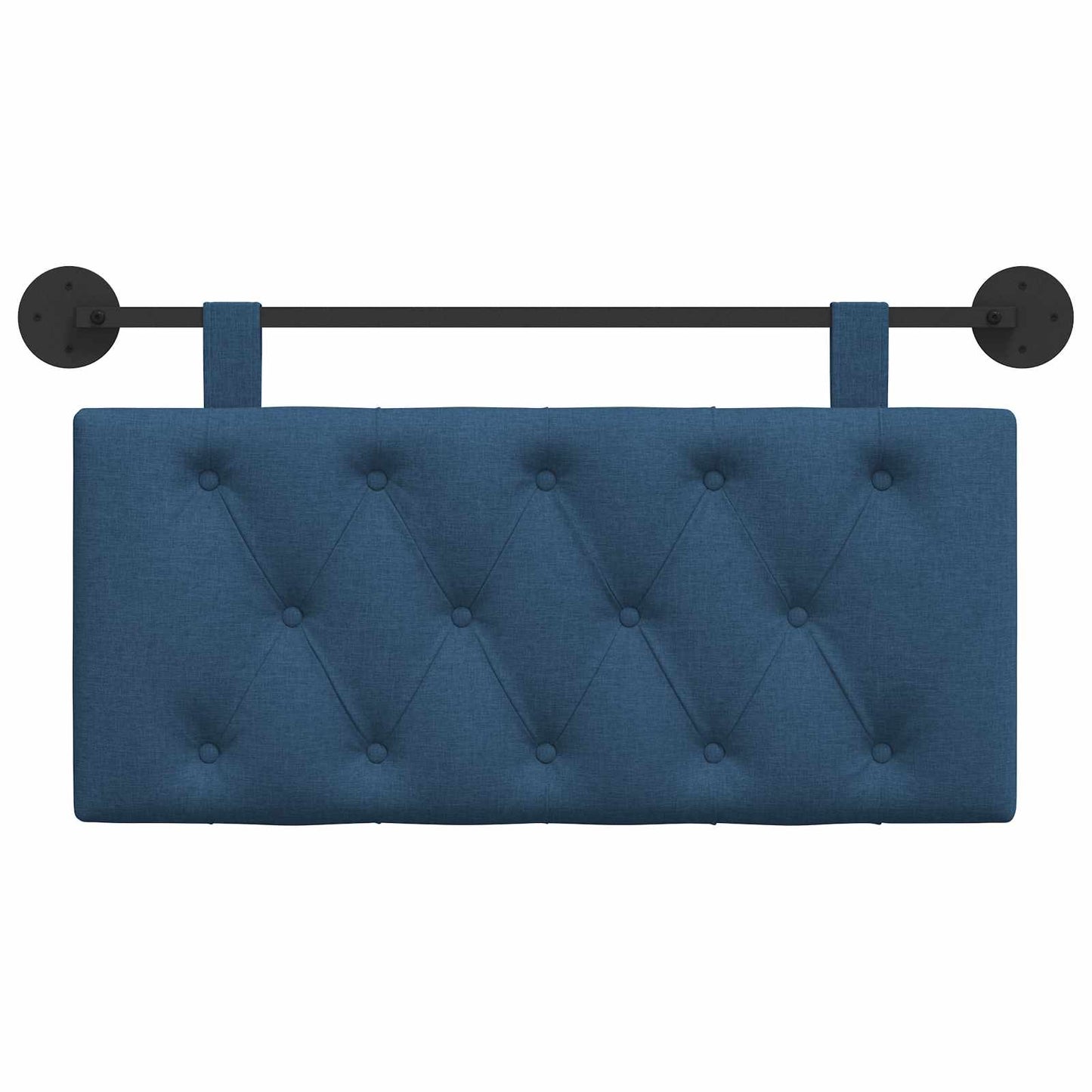 Hangend Hoofdeinde Wandgemonteerd Blauw 100 x 55 x 7 cm Stof