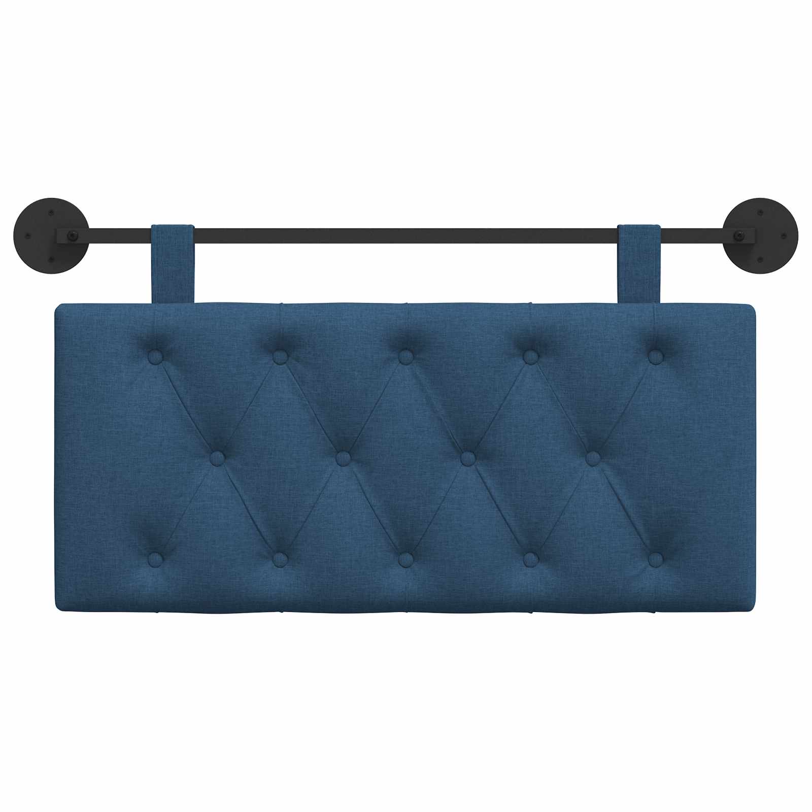 Hangend Hoofdeinde Wandgemonteerd Blauw 100 x 55 x 7 cm Stof