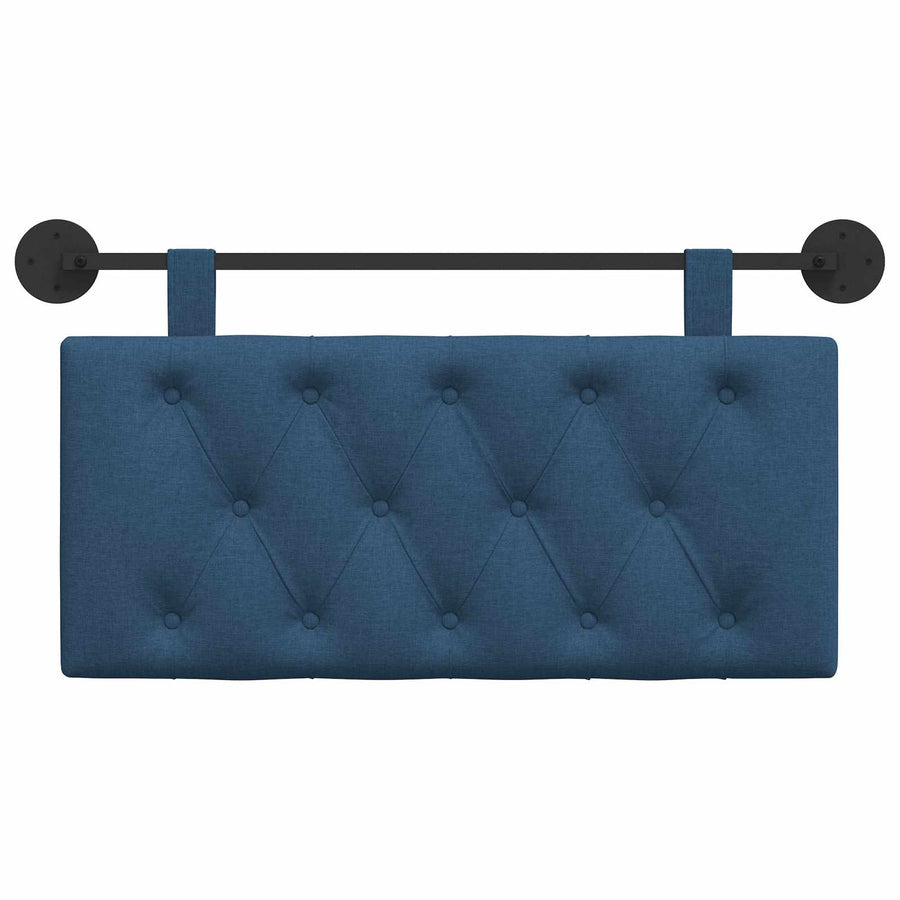 Hangend Hoofdeinde Wandgemonteerd Blauw 100 x 55 x 7 cm Stof