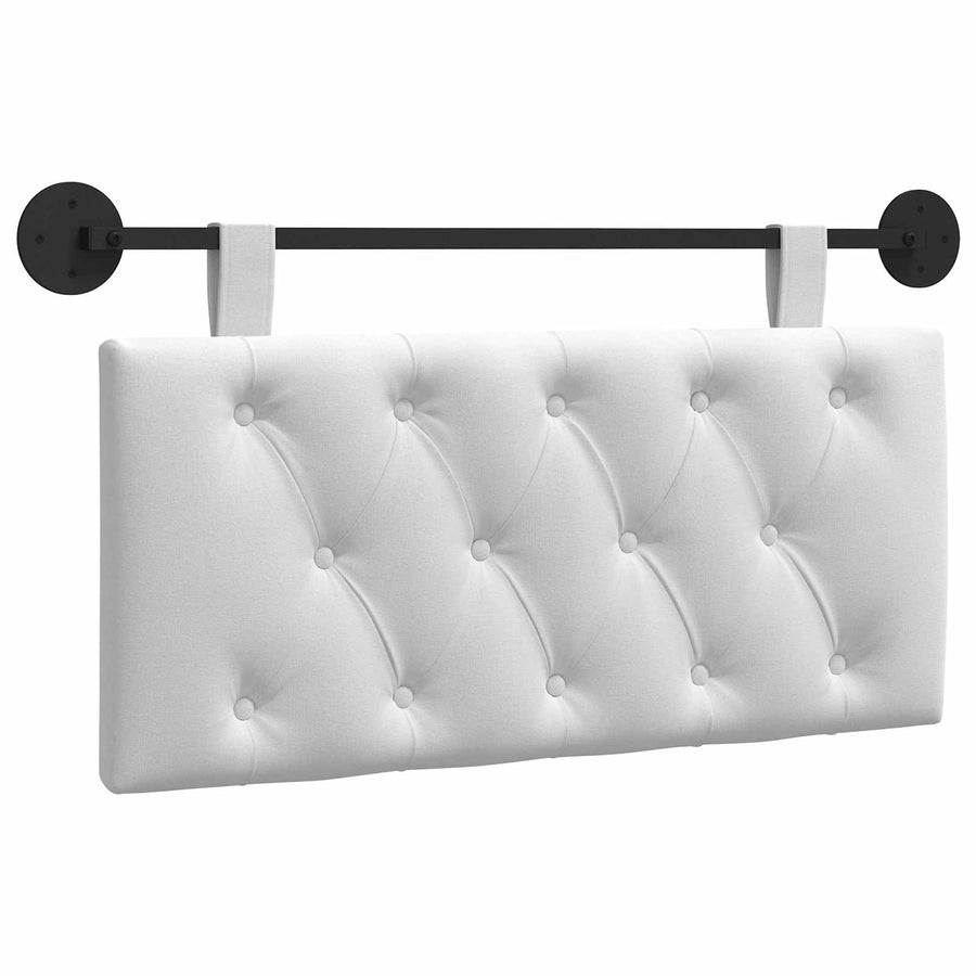 Hangend Hoofdeinde Wandgemonteerd Wit 100 x 55 x 7 cm Stof