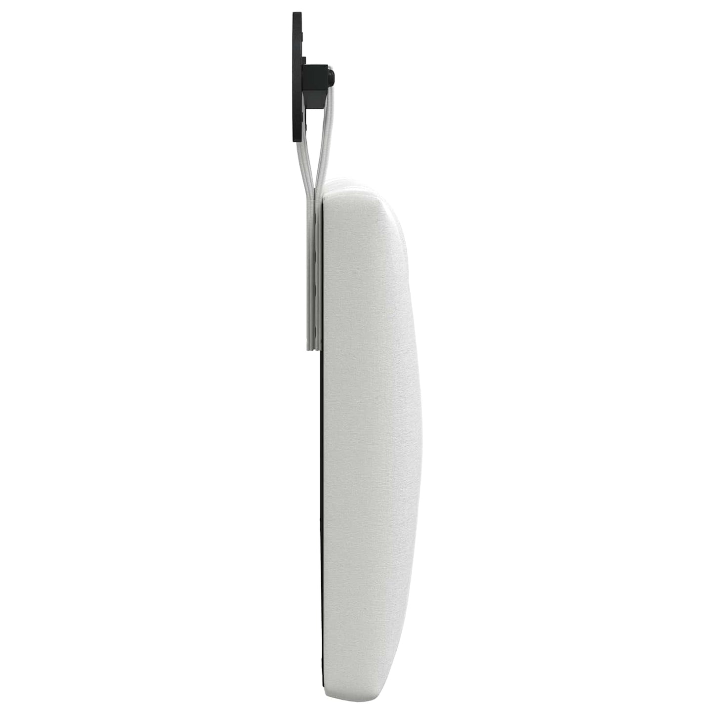 Hangend Hoofdeinde Wandgemonteerd Wit 100 x 55 x 7 cm Stof