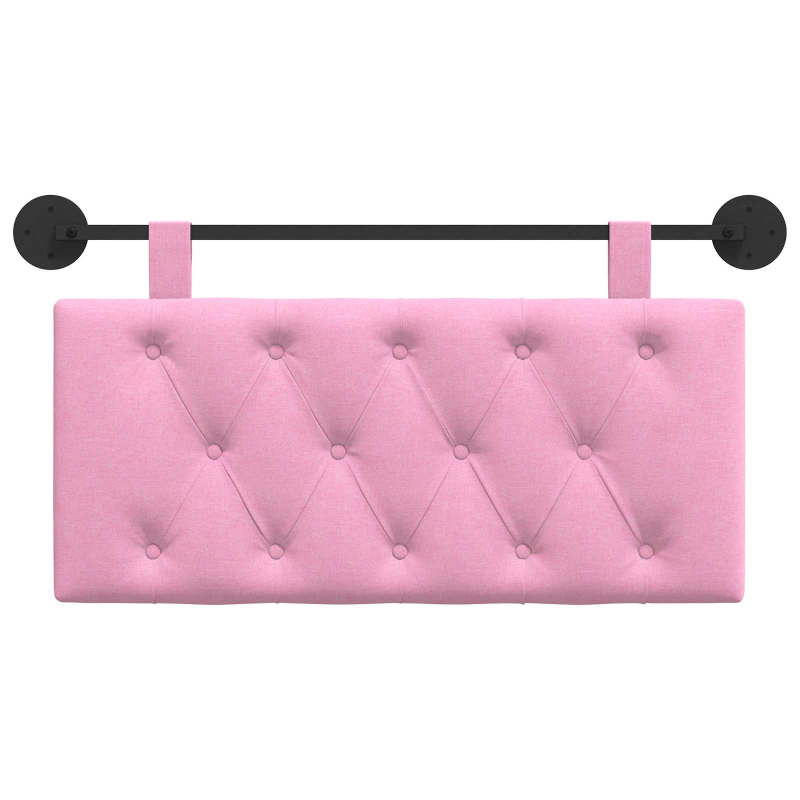 Hangend Hoofdeinde Wandgemonteerd Roze 100 x 55 x 7 cm Stof