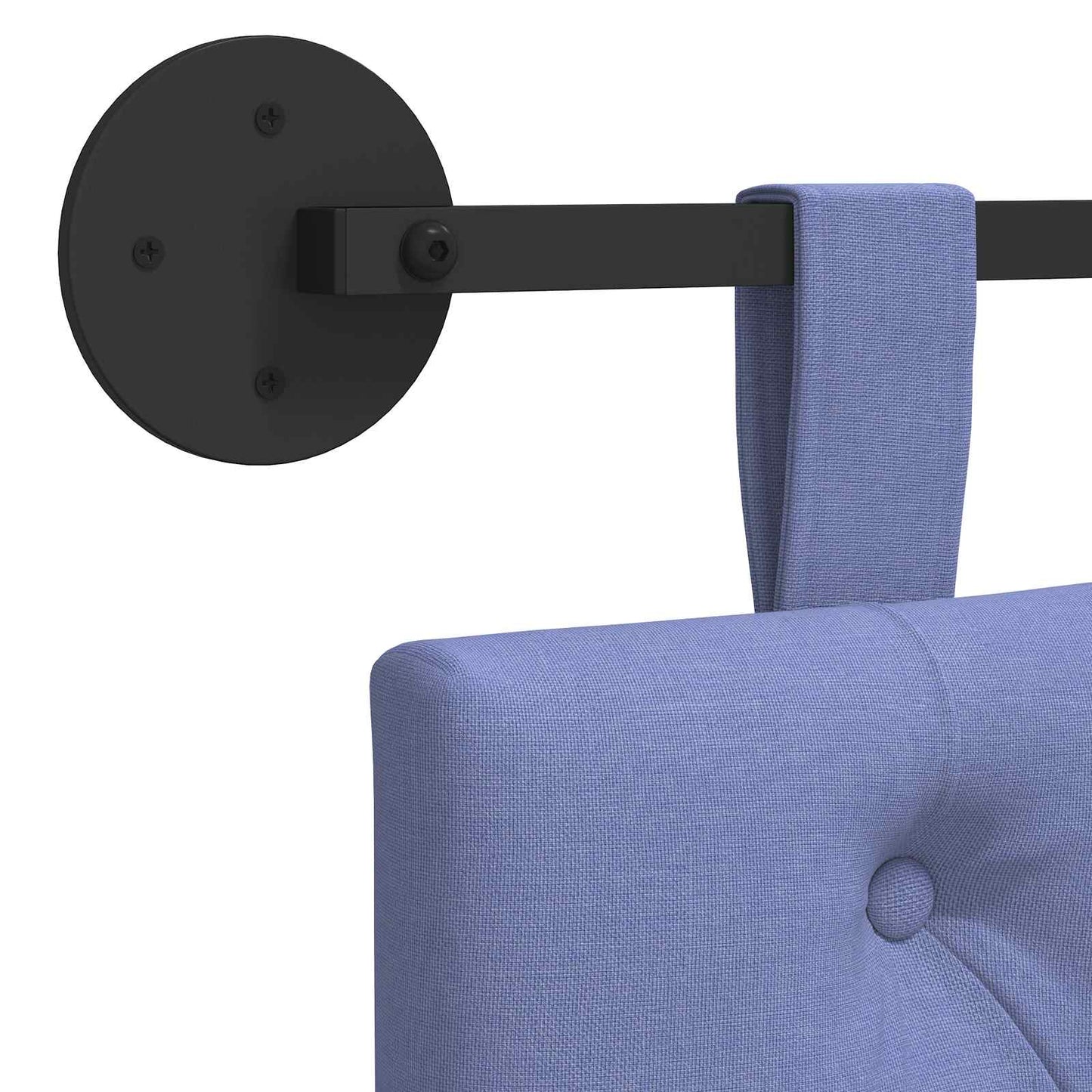 Hangend Hoofdeinde Jeans Blauw 100 x 55 x 7 cm Stof