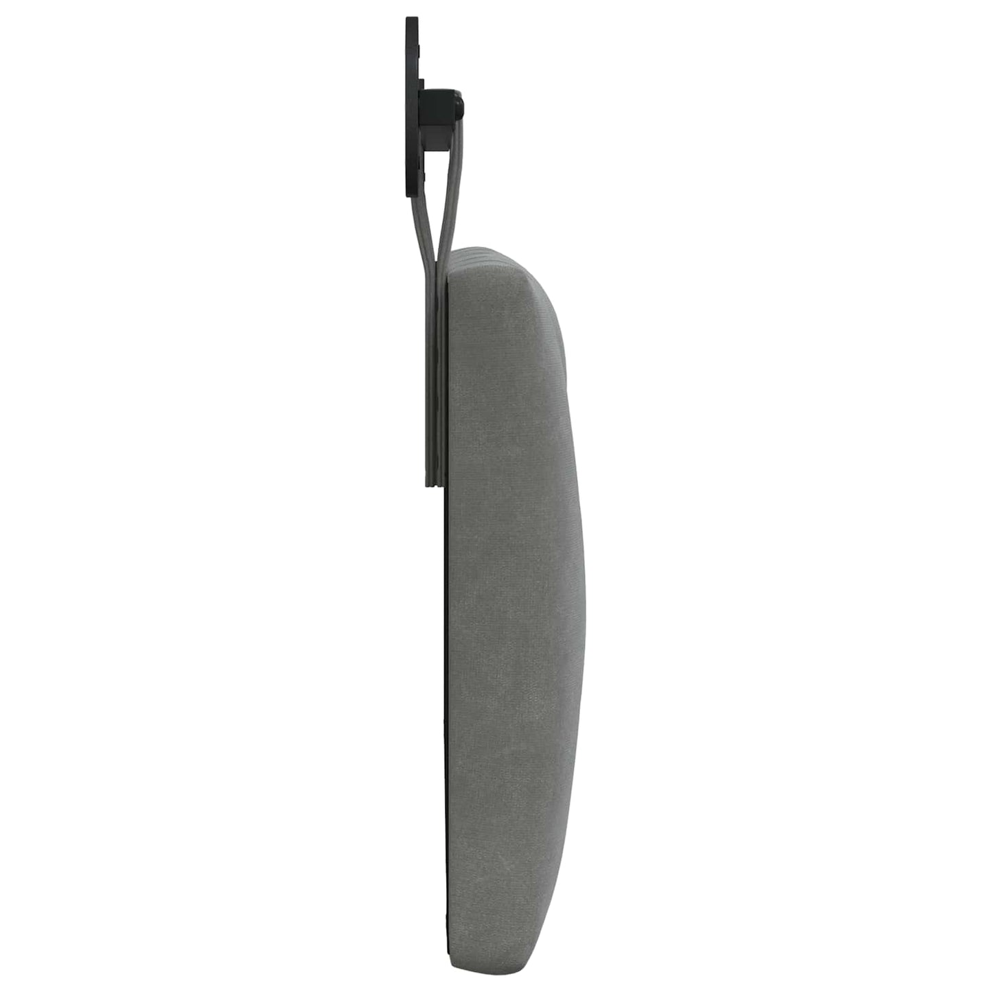 Hangend Hoofdeinde Donkergrijs 100 x 55 x 7 cm Fluweel
