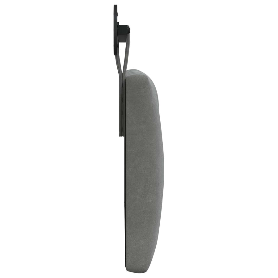 Hangend Hoofdeinde Donkergrijs 100 x 55 x 7 cm Fluweel