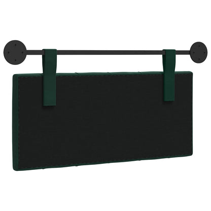 Hangend Hoofdeinde Donkergroen 100 x 55 x 7 cm Fluweel