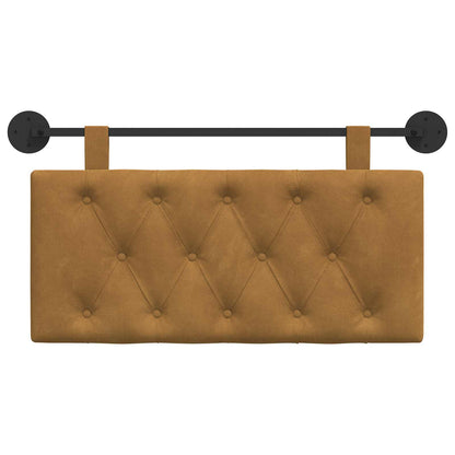 Hangend Hoofdeinde Wandgemonteerd Bruin 100 x 55 x 7 cm Fluweel