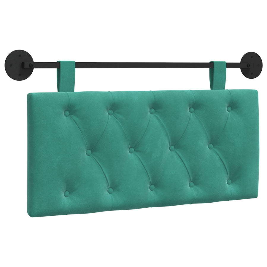 Hangend Hoofdeinde Turquoise 100 x 55 x 7 cm Fluweel