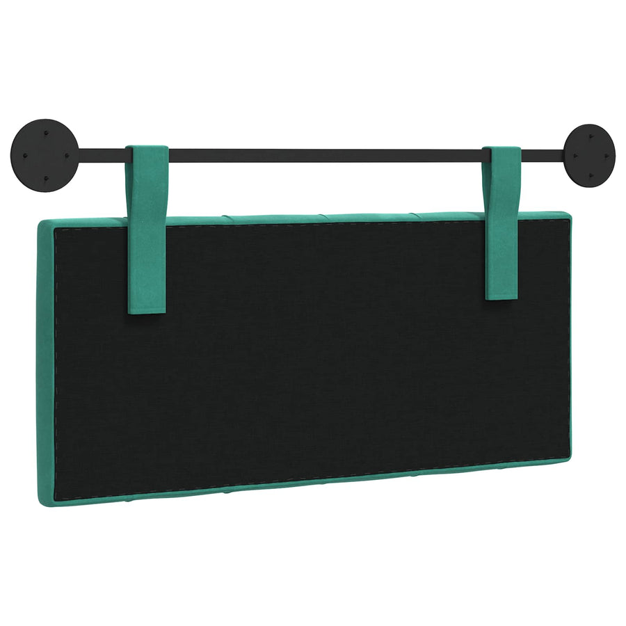 Hangend Hoofdeinde Turquoise 100 x 55 x 7 cm Fluweel