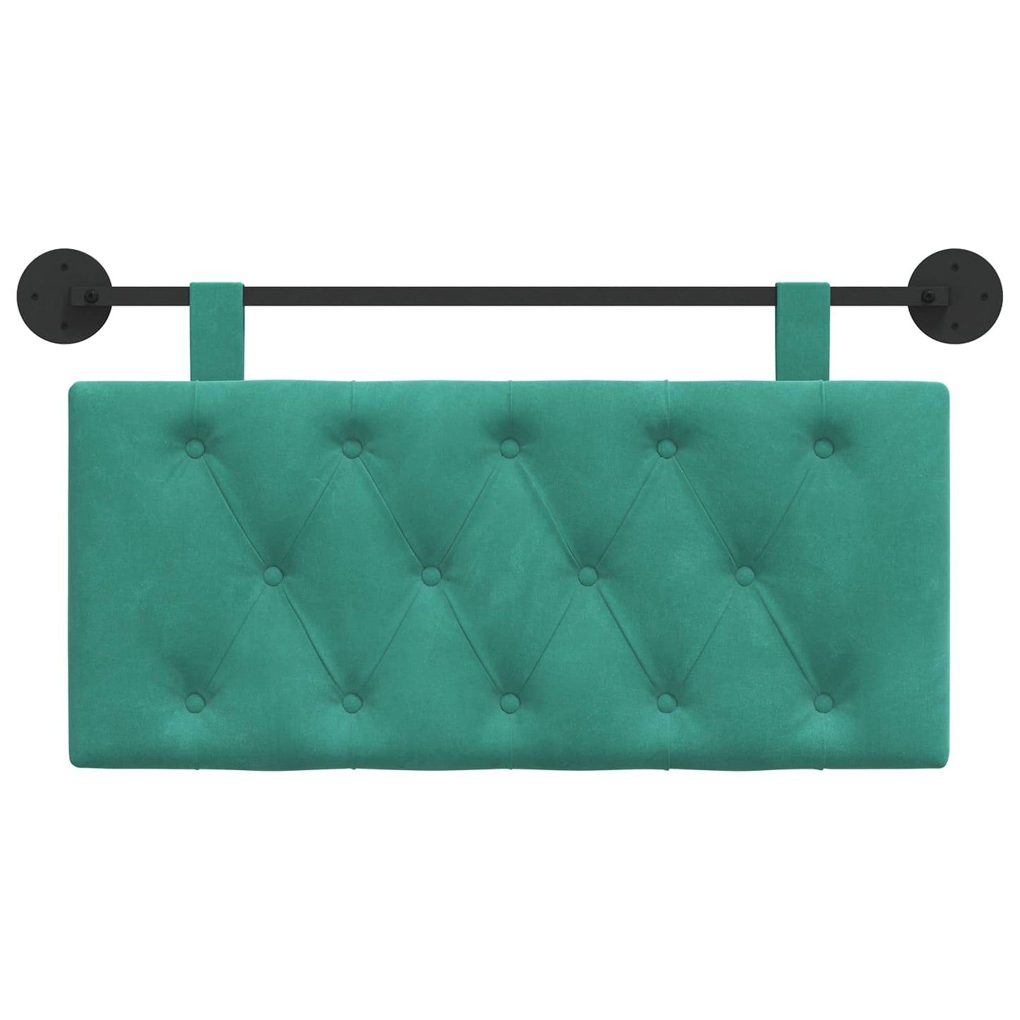 Hangend Hoofdeinde Turquoise 100 x 55 x 7 cm Fluweel