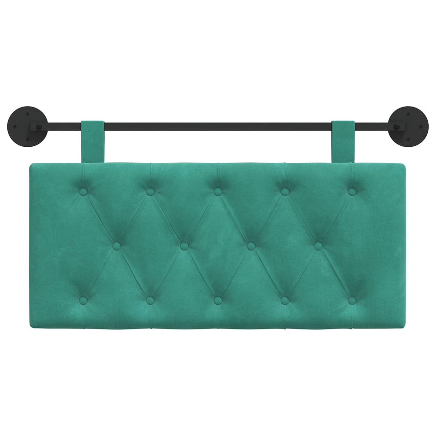 Hangend Hoofdeinde Turquoise 100 x 55 x 7 cm Fluweel