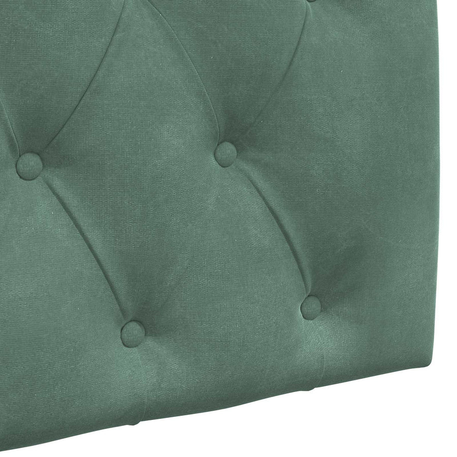 Hangend Hoofdeinde Zeegroen 100 x 55 x 7 cm Fluweel