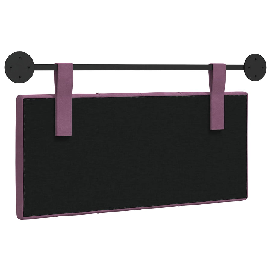 Hangend Hoofdeinde Wandgemonteerd Paars 100 x 55 x 7 cm Fluweel