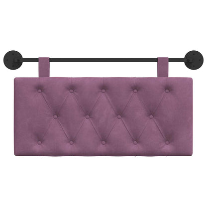 Hangend Hoofdeinde Wandgemonteerd Paars 100 x 55 x 7 cm Fluweel