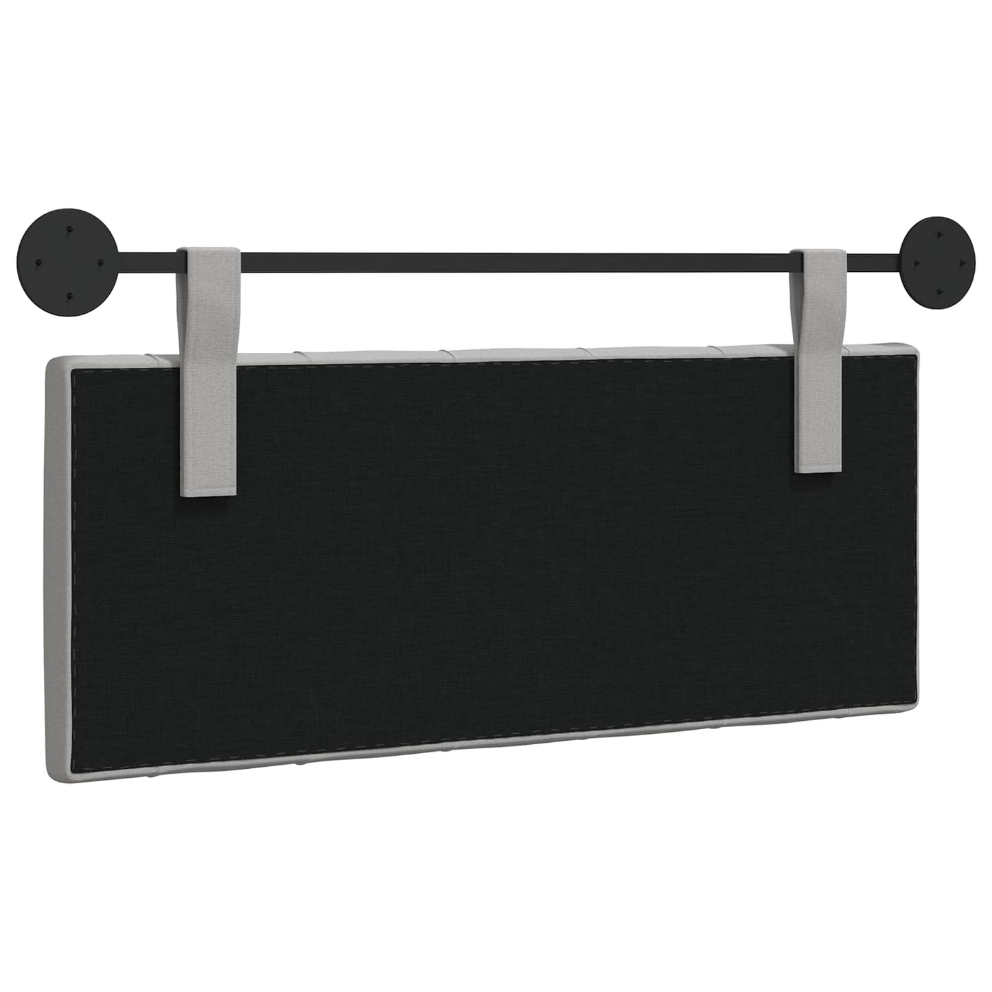 Hangend Hoofdeinde Wolkengrijs 110 x 55 x 7 cm Stof