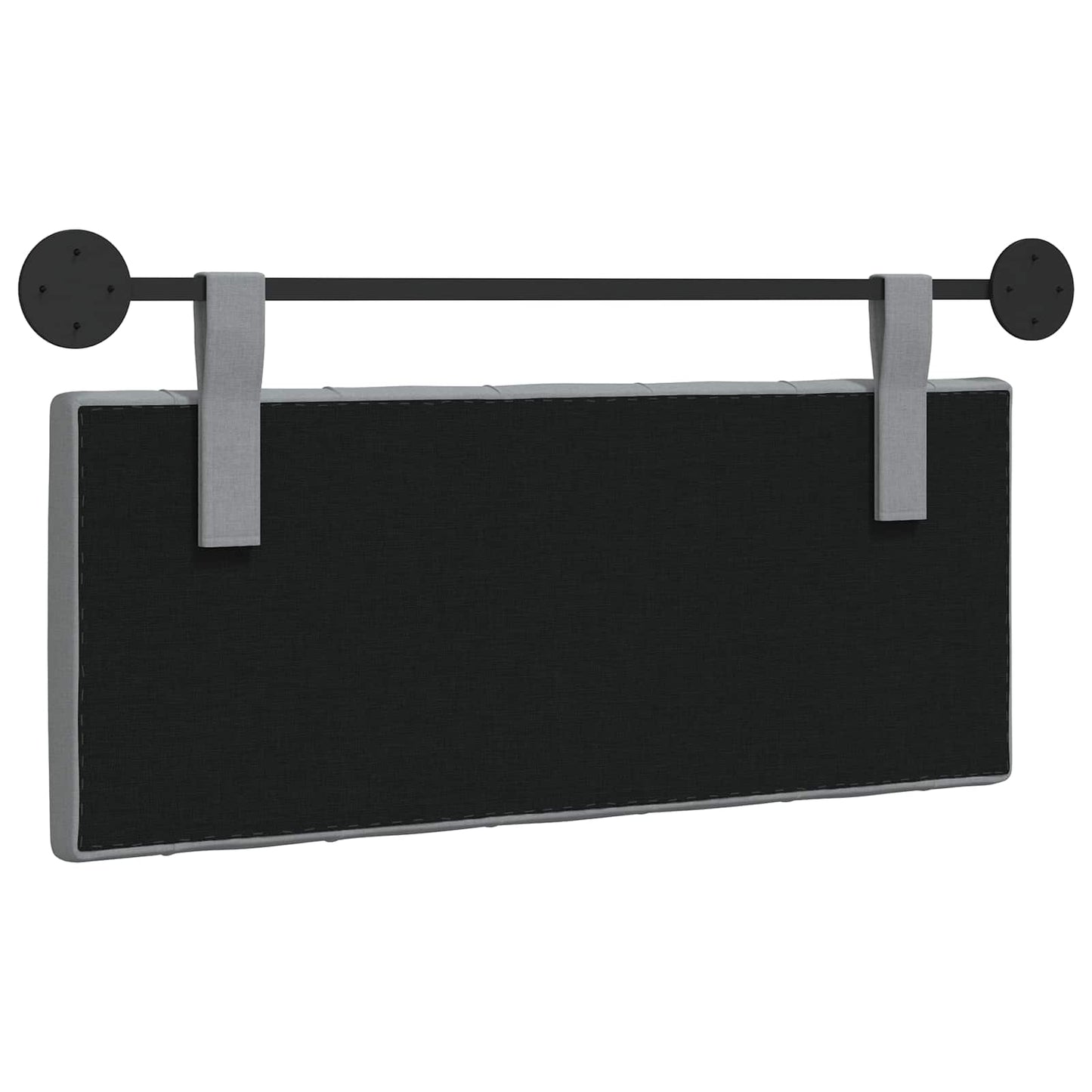 Hangend Hoofdeinde Lichtgrijs 110 x 55 x 7 cm Stof