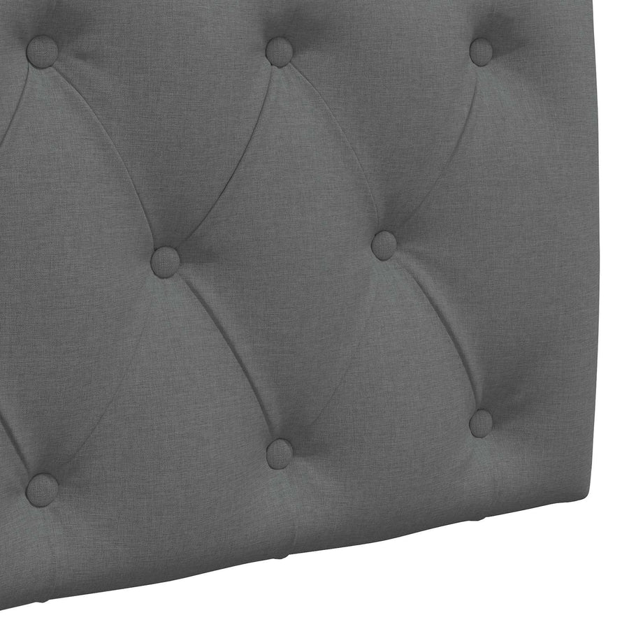 Hangend Hoofdeinde Donkergrijs 110 x 55 x 7 cm Stof