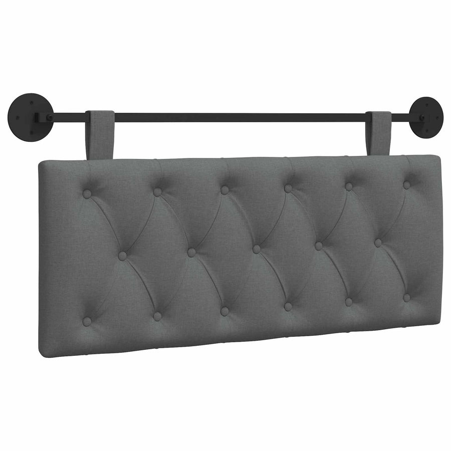 Hangend Hoofdeinde Donkergrijs 110 x 55 x 7 cm Stof