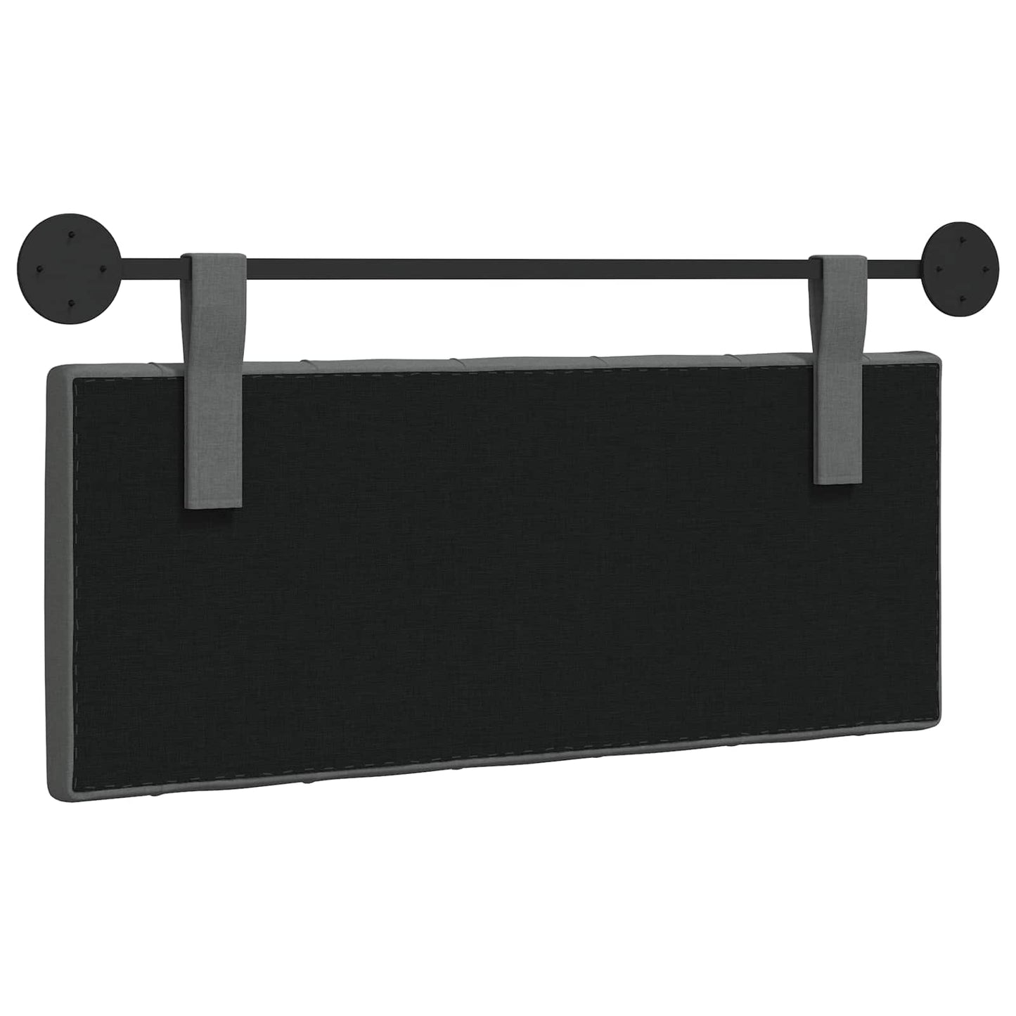 Hangend Hoofdeinde Donkergrijs 110 x 55 x 7 cm Stof