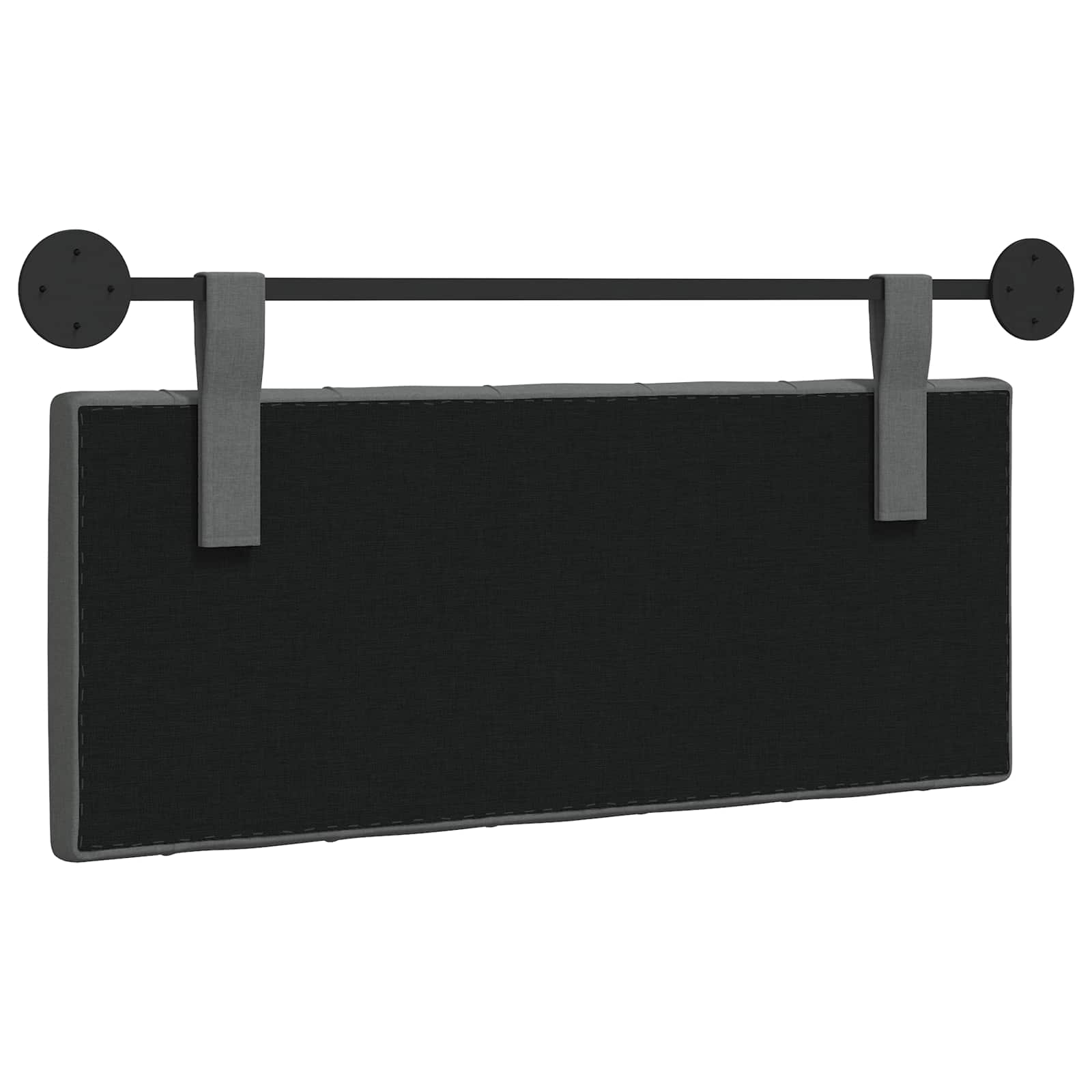 Hangend Hoofdeinde Donkergrijs 110 x 55 x 7 cm Stof