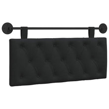 Hangend Hoofdeinde Wandgemonteerd Zwart 110 x 55 x 7 cm Stof
