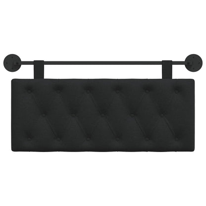 Hangend Hoofdeinde Wandgemonteerd Zwart 110 x 55 x 7 cm Stof