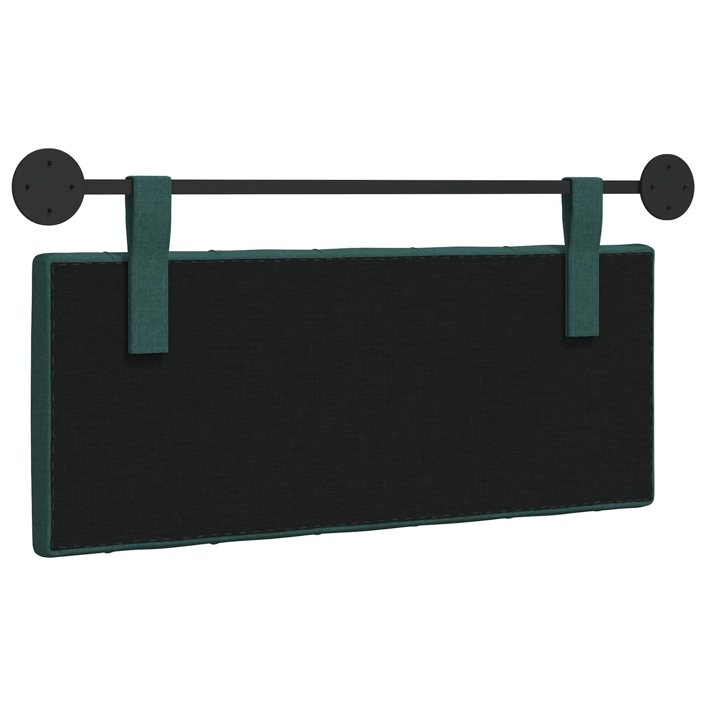 Hangend Hoofdeinde Donkergroen 110 x 55 x 7 cm Stof