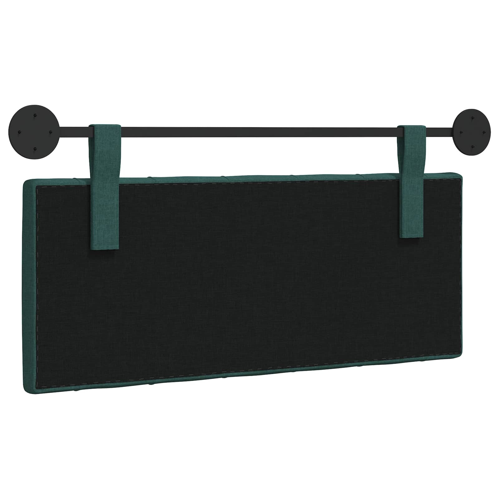 Hangend Hoofdeinde Donkergroen 110 x 55 x 7 cm Stof