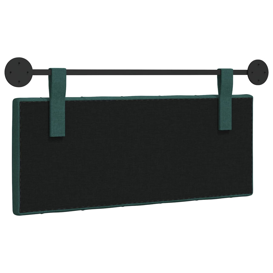 Hangend Hoofdeinde Donkergroen 110 x 55 x 7 cm Stof