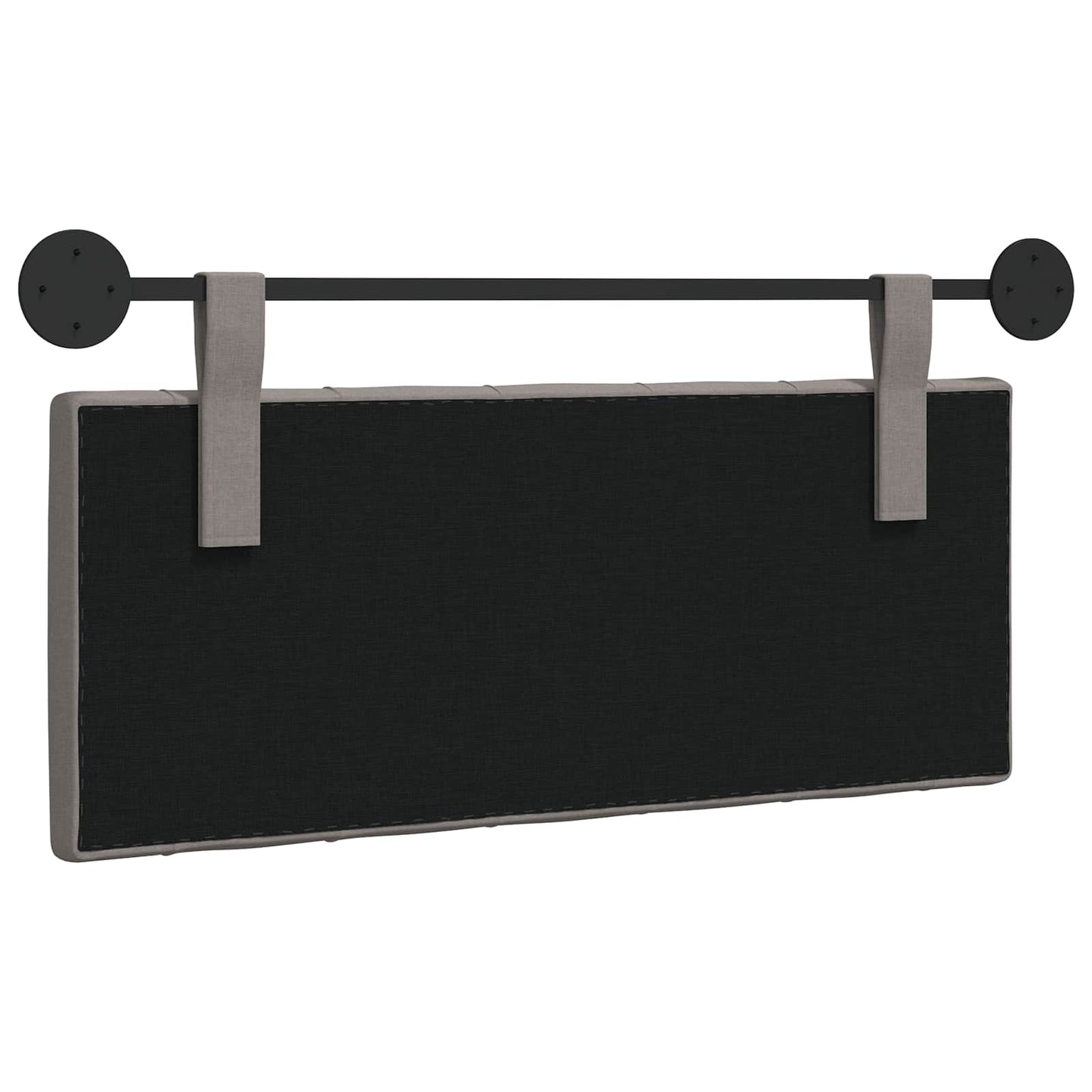 Hangend Hoofdeinde Wandgemonteerd Taupe 110 x 55 x 7 cm Stof