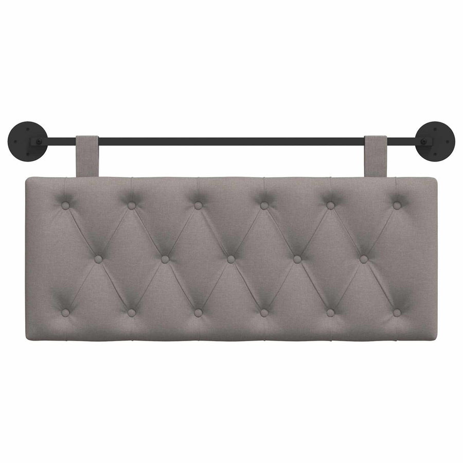 Hangend Hoofdeinde Wandgemonteerd Taupe 110 x 55 x 7 cm Stof