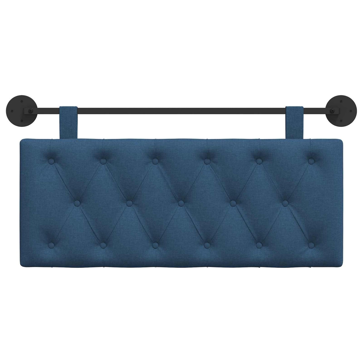 Hangend Hoofdeinde Wandgemonteerd Blauw 110 x 55 x 7 cm Stof