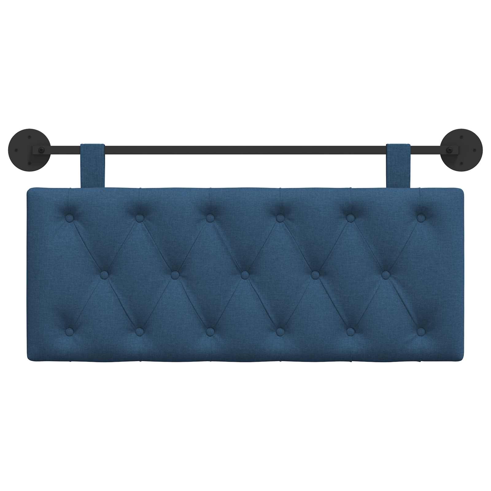 Hangend Hoofdeinde Wandgemonteerd Blauw 110 x 55 x 7 cm Stof