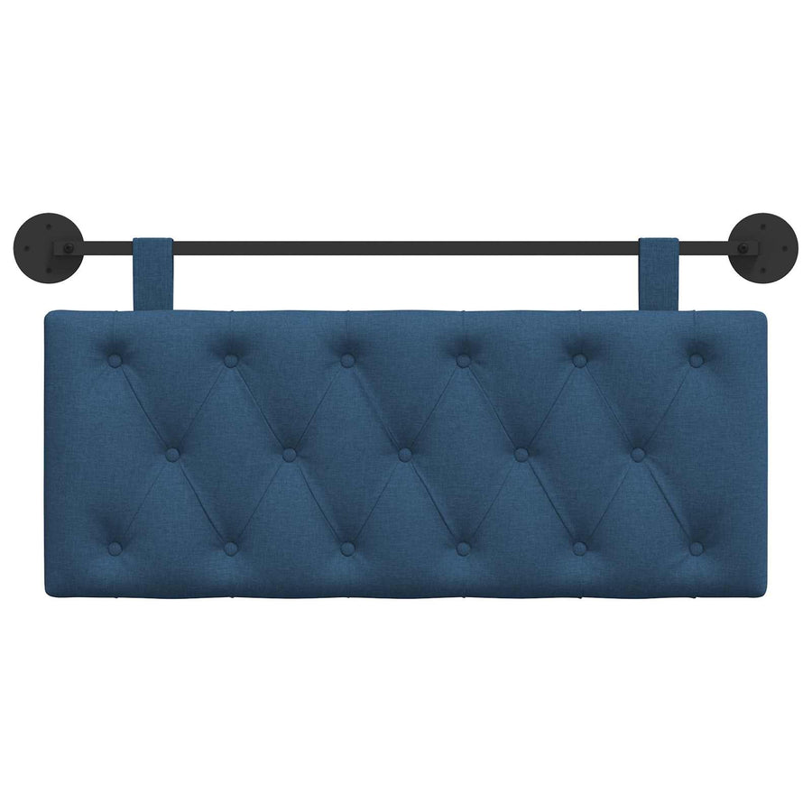 Hangend Hoofdeinde Wandgemonteerd Blauw 110 x 55 x 7 cm Stof